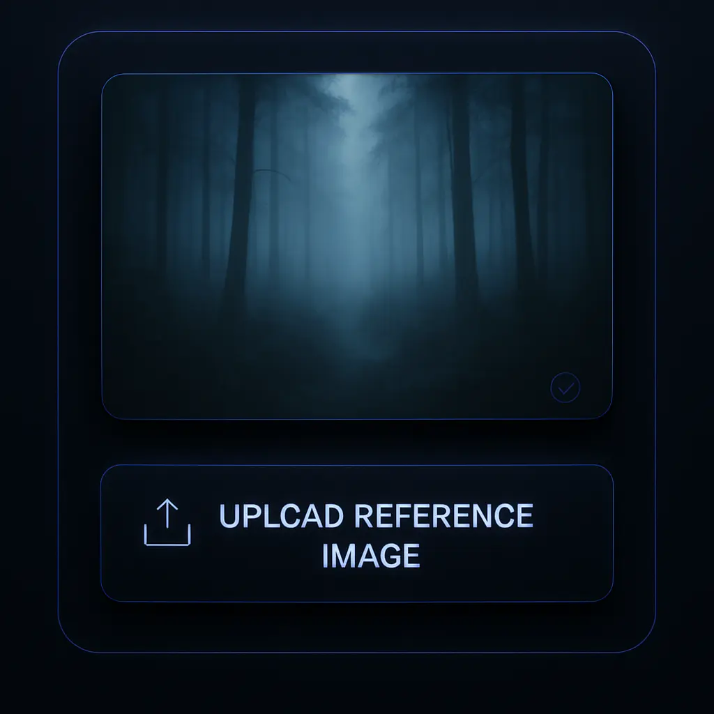 Upload an optional reference image for Sora 2 video generation